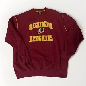 VTG Washington Redskins NFL Crew Neck Sweatshirt Embroidered Patch XL? (no Tag)
